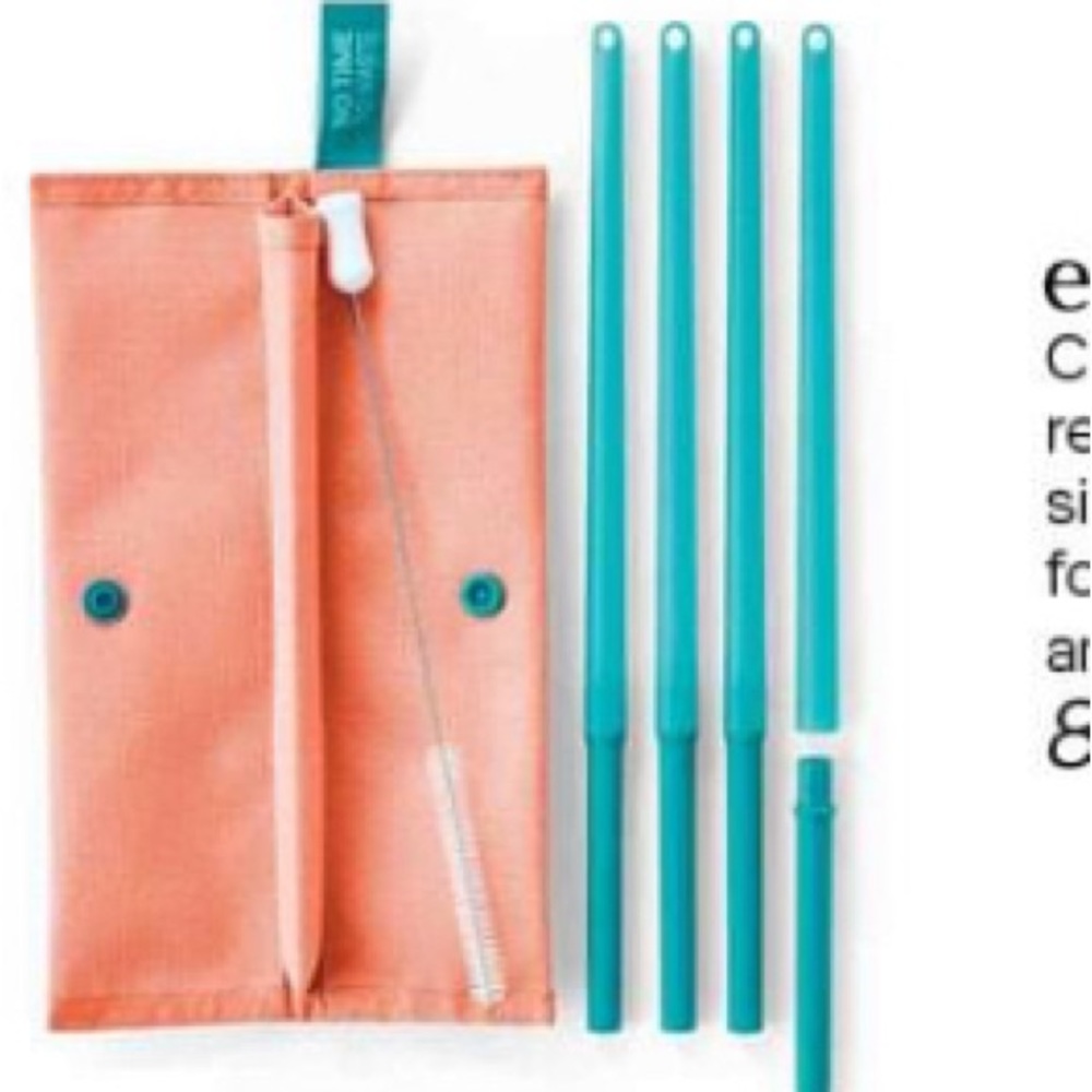 Tupperware Straw Set